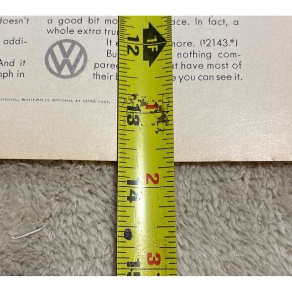 Volkswagen Fastback Print Ad Vintage 1960s  All the Beauty of the Ugly One - Picture 8 of 10